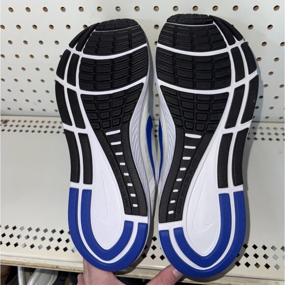 Nike Air Zoom Structure 24 Mens Athletic Running Shoes Size 11.5 White Blue - Picture 7 of 9